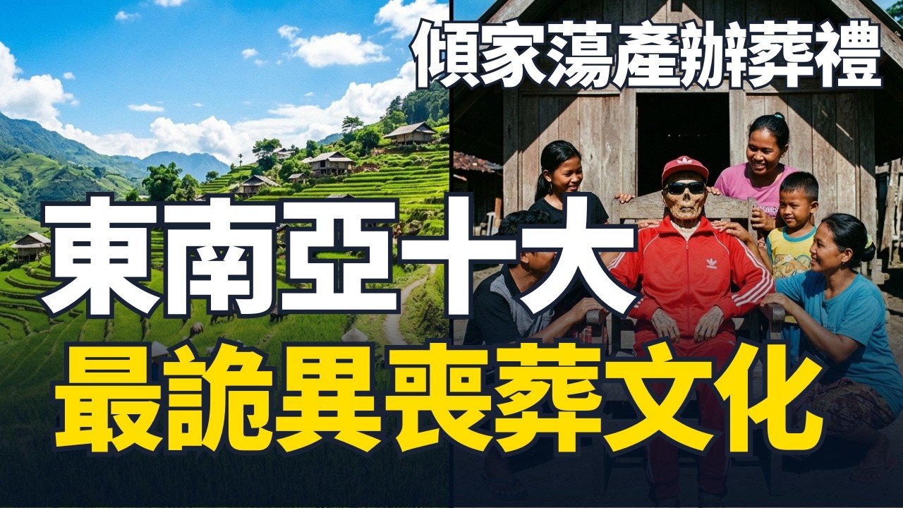 傾家蕩產也要辦？東南亞10個最不可思議的喪葬文化：把已故親人留在家中「同居」數年！