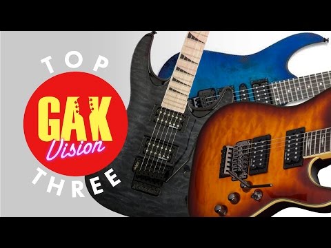 Top Three Budget Shred Guitars demo at GAK