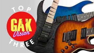 Top Three Budget Shred Guitars demo at GAK