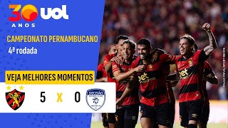 SPORT ATROPELA O DECISÃO NA ILHA DO RETIRO EM JOGO COM ELENCO PRINCIPAL; MELHORES MOMENTOS