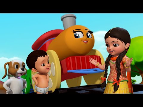 Chuk Chuk Railu Vaccindi - Train Song | Telugu Rhymes for Children | Infobells