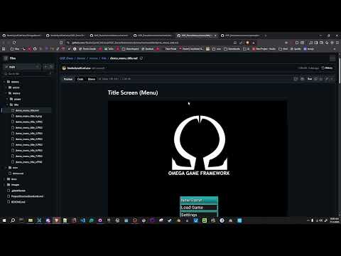 Omega Game Framework - New Examples Docs!