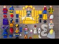 LEGO X-MEN 97 MARVEL MINIFIGURES ,PROFFESOR X, WOLVERINE, CYCLOPS, JUBILEE. UNOFFICIAL LEGO