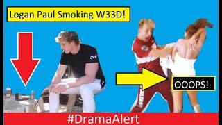 Logan Paul CAUGHT SMOKING W33D! #DramaAlert Erika Costell Shows SNAKE TAIL! KSI vs Alex Wassabi