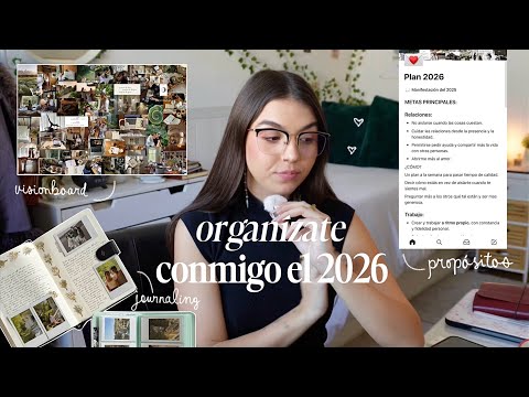 GET ORGANIZED WITH ME FOR 2026! | goals, vision board and 2025 review ⭐️