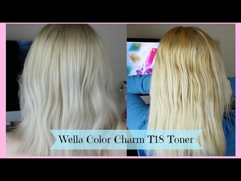 Toning Blonde Hair | Wella Color Charm T18 Toner