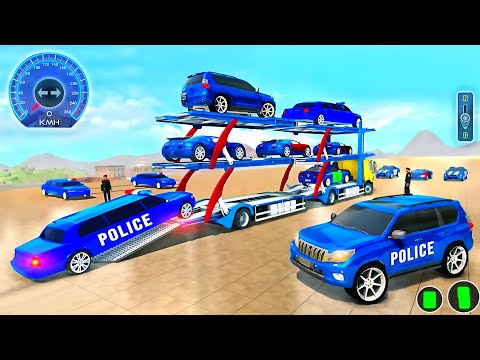 Car Transport Truck Drive - Prado US Police Truck Simulator 3D - Best Android GamePlay