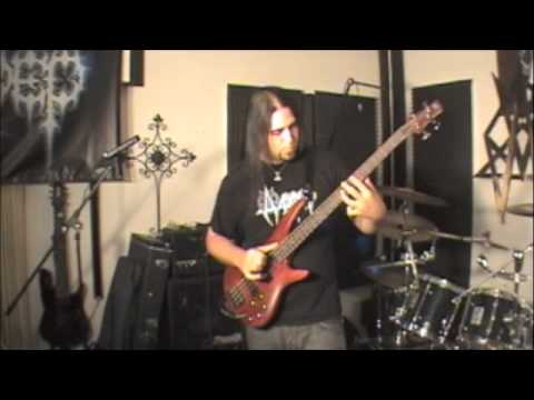 Jaron Evil of ARCHSPIRE, rippin it up on a 4-string.