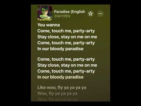 Bloody Paradise English Ver.🫠 #enhypen #enhypenmembers #kpop