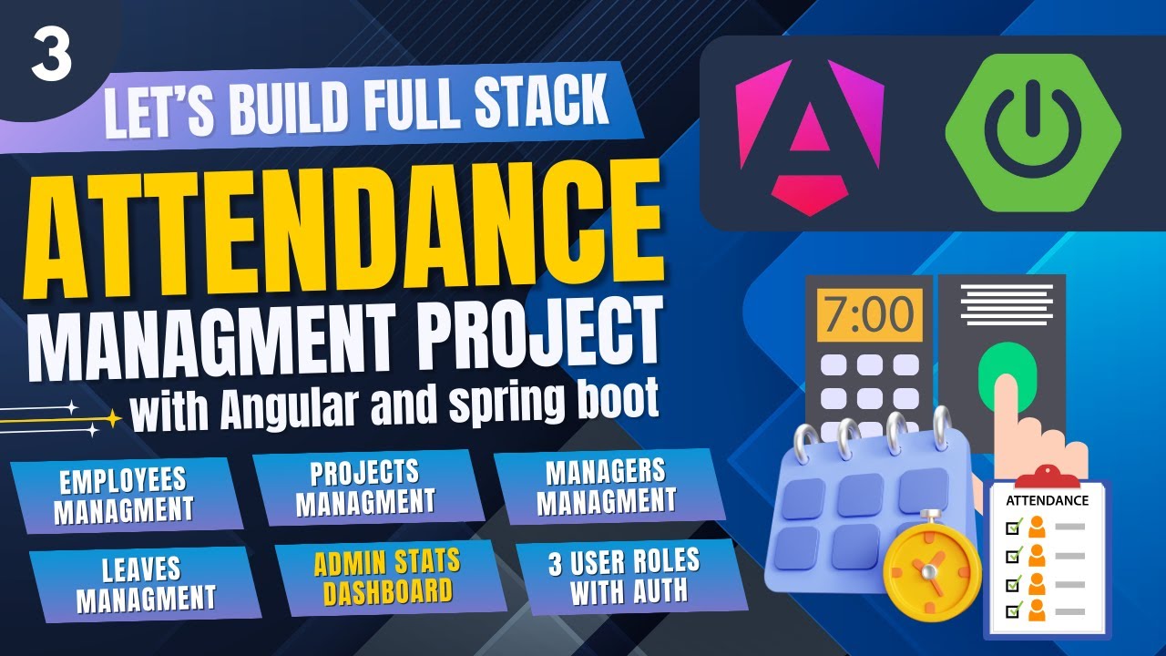 Create New DB & My SQL Configurations | Attendance Management Project | Spring Boot & Angular | #3