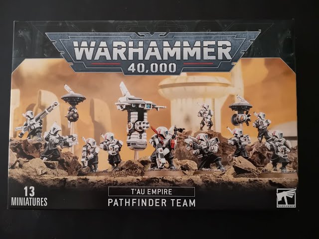 Vídeo relacionado con Games Workshop Tau Empire Pathfinder Team Figuras de Rastreadores Miniaturas Citade (99120113061)