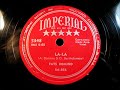 LA-LA by Fats Domino 1955