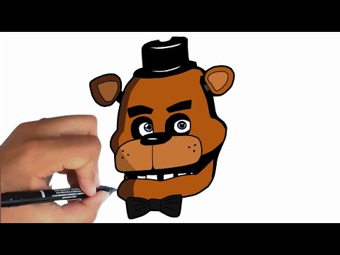 How To Draw Freddy Fazebear | Five Nights at Freddy's