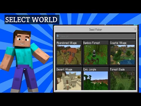 HOW TO SELECT WORLD TYPE IN MINECRAFT.