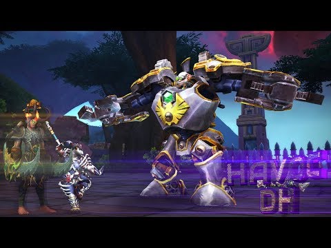 WoW BFA Havoc DH 💯'High Tinker Mekkatorque'🔥"Battle of Dazar'alor"🎮LFR Raid Melee PoV (2160p)