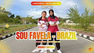 Download lagu SOU FAVELA - BRAZIL | DANCE KREASI - TIKTOK FYP VIRAL | FITMOMS SQUAD | MOMMY BINTANG mp3