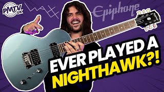 Video thumbnail for Epiphone WAXX Signature Nighthawk Studio - A New Take On The Quirky 'Forgotten' Gibson Model! by PMTVUK