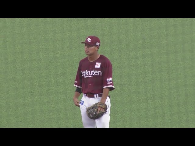 【ファーム】イーグルス・黒川史陽が逆シングルでさばく華麗な守備で魅せる!!  2023年8月17日 埼玉西武ライオンズ 対 東北楽天ゴールデンイーグルス