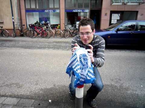 Ein Bayerntuch in Karlsruhe 1