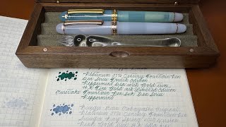 🌸Inking my New Platinum Fountain Pens🌸