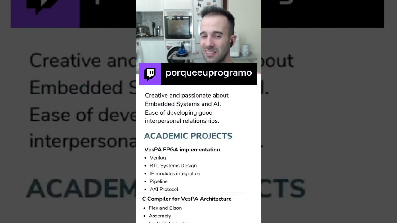 Análise de CV / Linkedin | TWITCH Dom Seg Qua 18:00 - 19:30