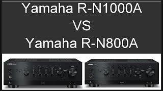 Video thumbnail for Difference between Yamaha R-N1000A vs Yamaha R-N800A Network Receiver | RN1000A and RN800A specs by Prakkash