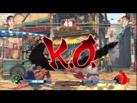 SFIV Online: Poongko (Ryu) vs Ryu TRUE-HD QUALITY