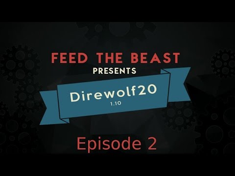 Modded Minecraft : FTB Direwolf20 : Ep 2 : Nether = Blast Furnace (Immersive Engineering)