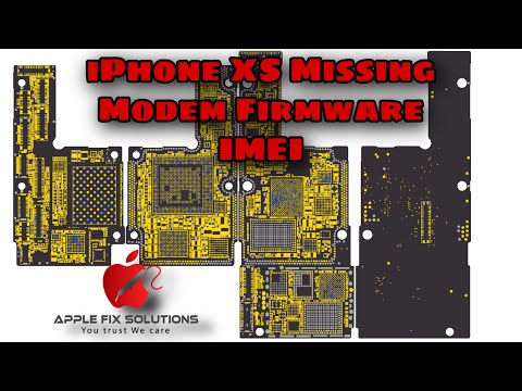 iPhone XS No Modem Firmware | No IMEI | U_PMIC Reballing
