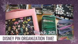 Organizing My Disney Pins | March 2021 | #DisneyPins