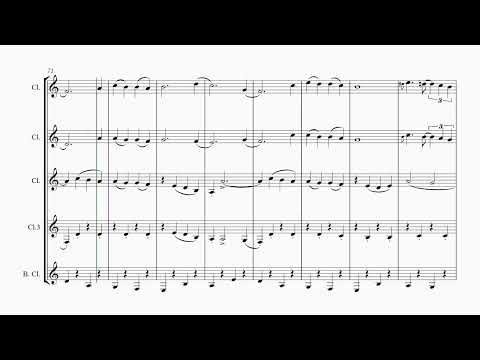 Driving Home For Christmas - Chris Rea's classic - Clarinet Quintet - Bb