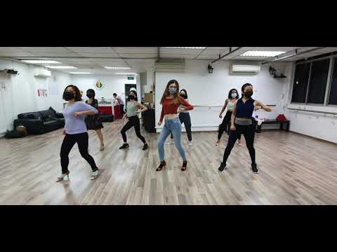 Caliente Dance Studio Singapore Modern Bachata shines - Kewin Cosmos feat Ataca y La Alemana - Calma