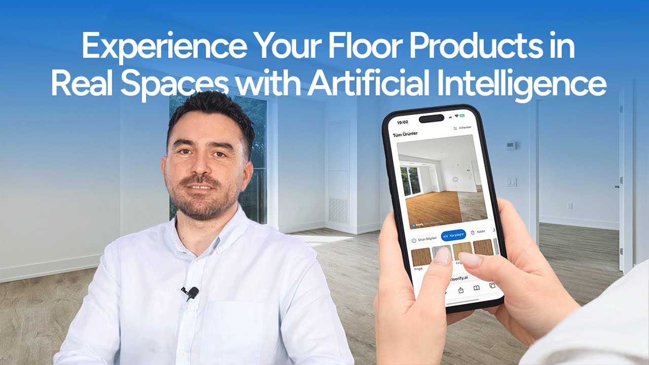 Floorify | Yapay Zeka Destekli Zemin Görselleştirme: Parke, Halıfleks, Seramik ve Daha Fazlası..