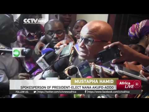 Outgoing Ghanaian government holds talks with Akufo-Addo's transitional team