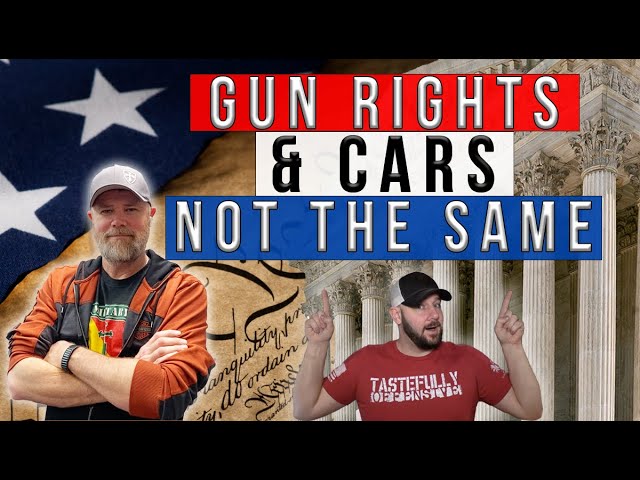 Guns, Cars, Freedom... Why we CANNOT regulate Firearm Rights the same way we do cars...