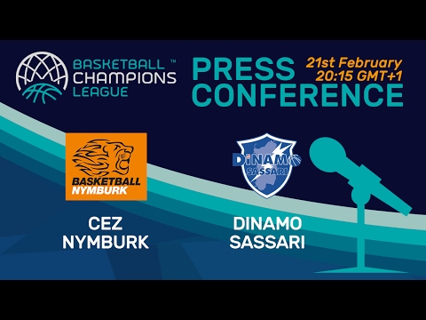 CEZ Nymburk v Dinamo Sassari - Press Conference - Basketball Champions League