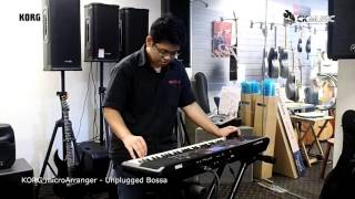 Video thumbnail for KORG microArranger Unplugged Bossa Demo by CKMusicOnline