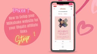 How To Setup Your Milkshake App For Your Dhgate Affiliate Links