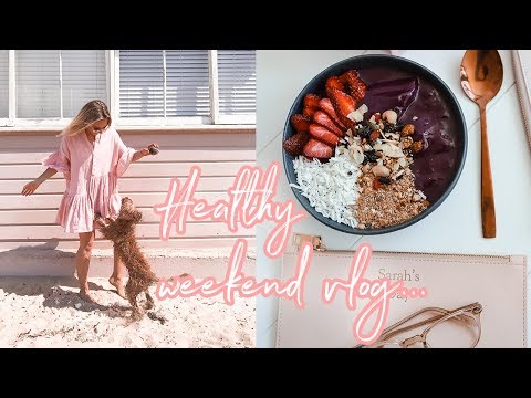 Weekend Vlog | Full Body Workout + Healthy Thai Dinner Recipe