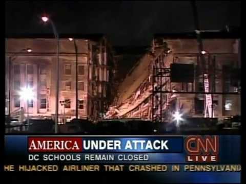 CNN 9/11 LIVE TV Coverage (9/12/01) 5:45 A.M - 6:00 A.M