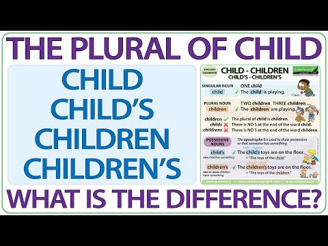Child Children Child’s Children’s | Woodward English