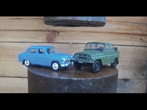 HYDRAULIC PRESS VS RUSSIAN  SOVIET CARS