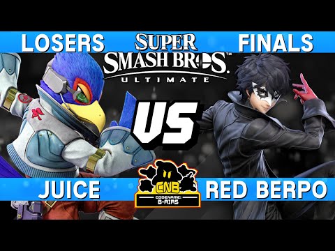 Smash Ultimate Tournament Losers Finals - Juice (Falco) vs red berpo (Joker) - CNB 205