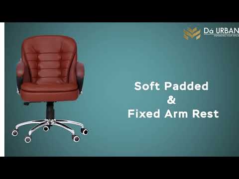 Da Urban Mid-back Deaver Office Chair With Armrests (Tan)