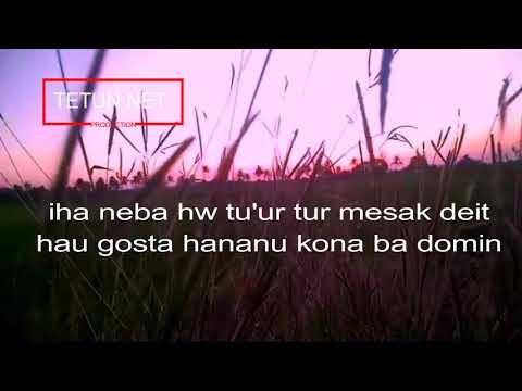 LAGU PERSAHABATAN  - TIMOR LESTE  -"ANIN MALIRIN" [LIRIK]