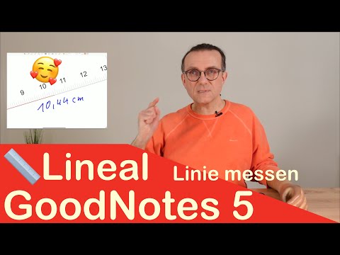 GoodNotes 5 - 📏Lineal - Linie messen | Mathe_WTF