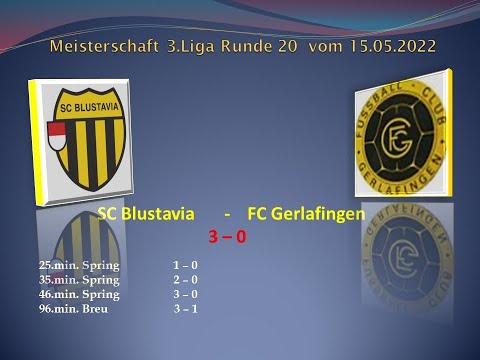 1,Mannschaft Meisterschaft 3.Liga SC Blustavia - FC Gerlafingen