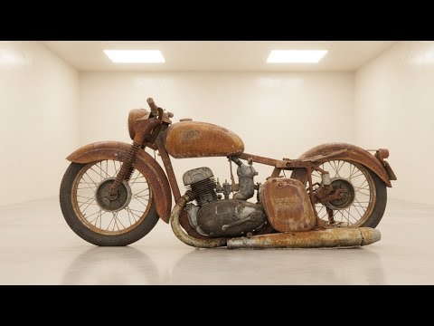 Full Restoration JAWA Motorcycle 1960s - Old Abandoned Treasure | One YEAR Incredible Transformation