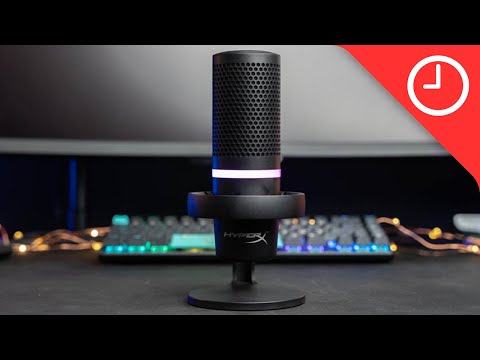 HyperX DuoCast USB mikrofonas, juodas video
