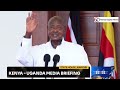 WHAT A MAN!! President Museveni's Great Speech in Kenya after holding talks with President Ruto!!